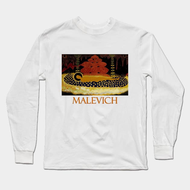 The Shroud by Kazimir Malevich Long Sleeve T-Shirt by Naves